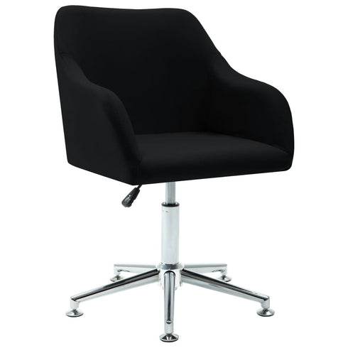 Swen Studio -  Swivel Dining Chairs 6 pcs Black Fabric (UK/IE/FI/NO only) (6x331504)